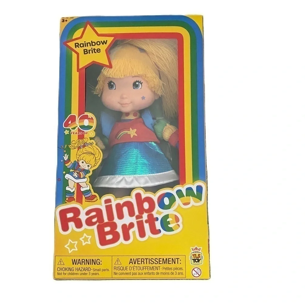 Rainbow Brite Doll NEW Vintage Inspired 12” Stickers Threaded Hair